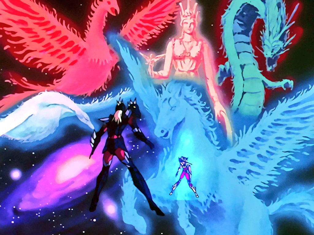 ArchivesCels's tweet image. 👊🏽❄️🔥🐉⛓️
#SaintSeiya #聖闘士星矢