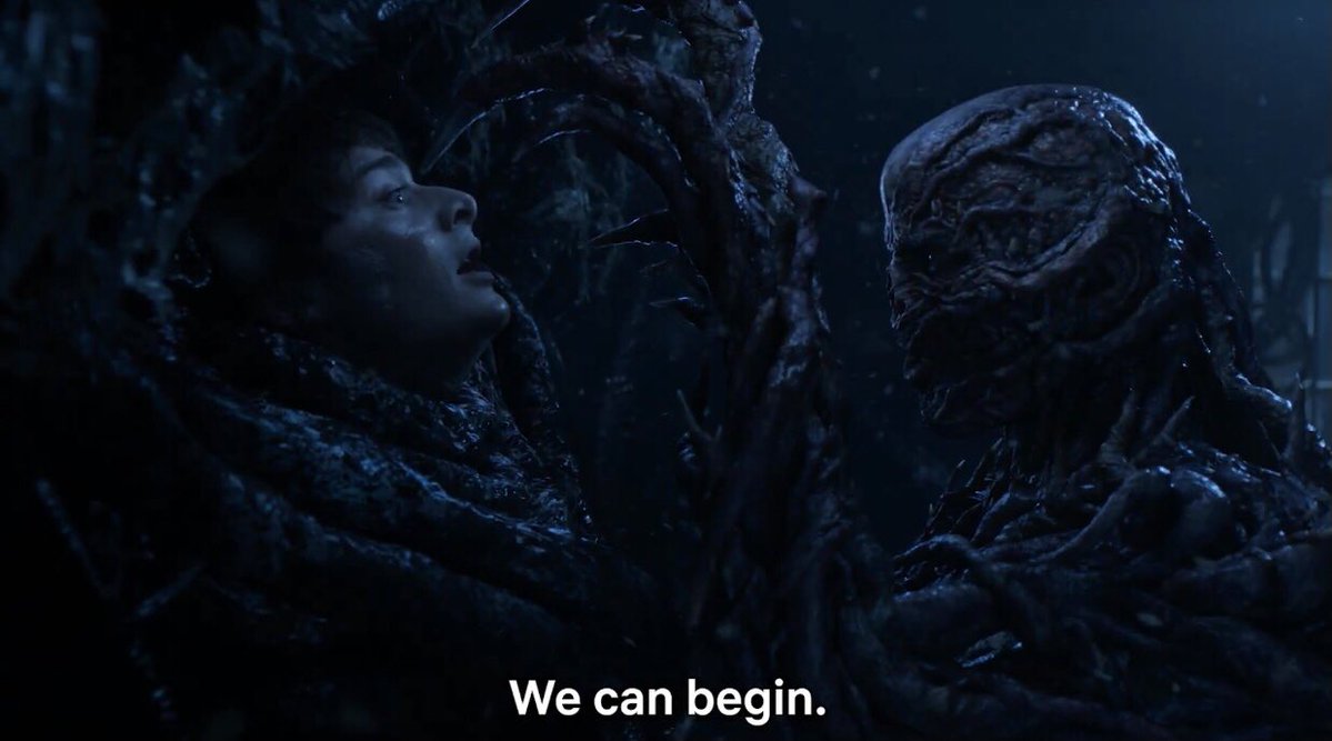 Updates_SThings's tweet image. New look at Will and Vecna in  'STRANGER THINGS 5' Vol. 2!
#StrangerThings5