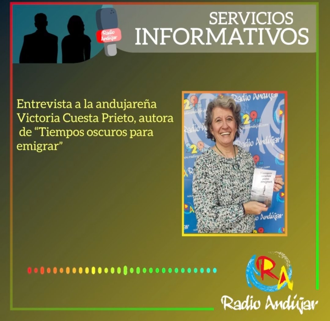 ✨Una preciosa entrevista en Radio Andújar 92.9 FM Oficial 
Mil gracias a Jose y Paqui por el bonito trato y el interés mostrado 🤍😍

facebook.com/share/v/1N2WNP…