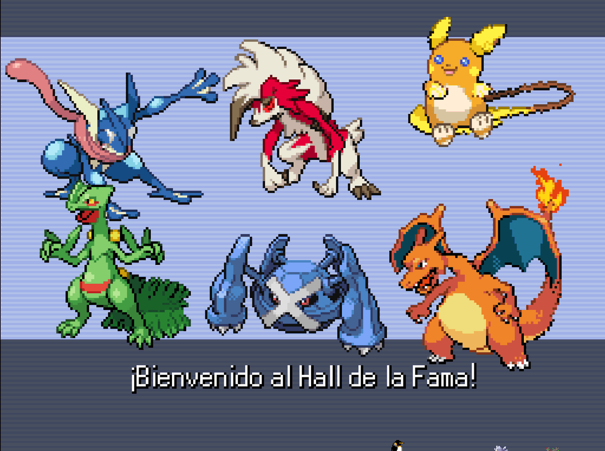 Campeón de Kanto en el añil, que juegazo.
Además llevaba sin jugar pokemon desde hace mucho y la verdad el sentimiento de ser campeón pokemon me ha sido una locura.