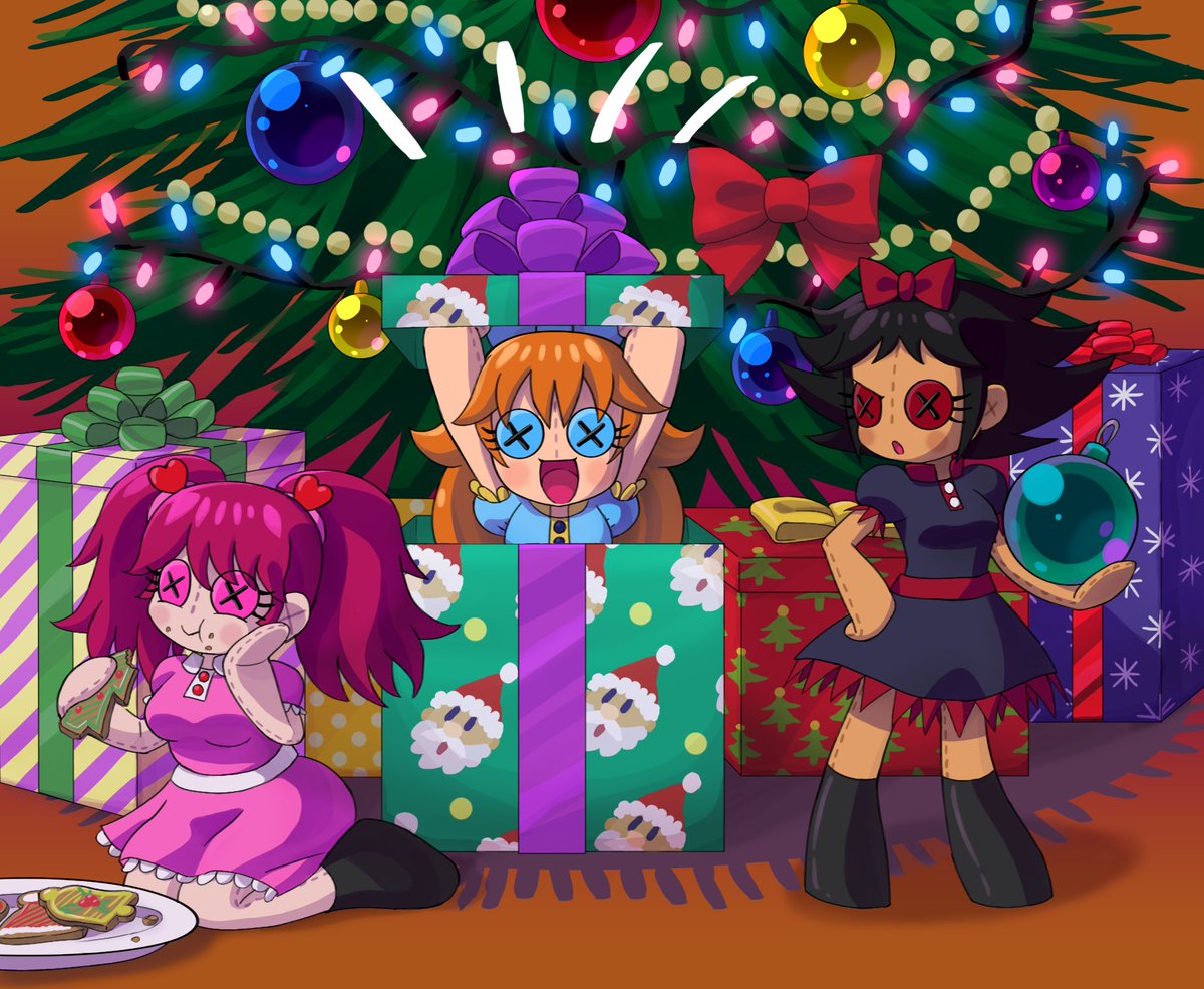 ajklg12's tweet image. Merry Christmas 🎀
Secret santa drawing of @blakjakart's doll Characters
#Christmas2025 #ChristmasEve #doll #livingdoll #SecretSanta