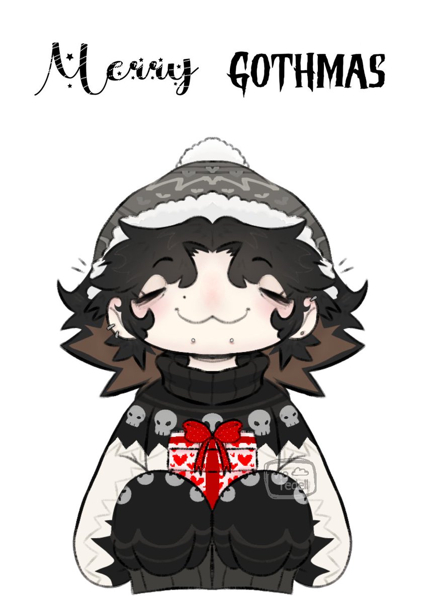 viotedell's tweet photo. Merry Christmas！
I'm so burned out that I can't make a decent rendering of a drawing.
And this feeling has been there for a year now. But not only because of internal experiences and problems, but also because of how lousy the year and humanity were. https://t.co/pvmPp3Dlhu