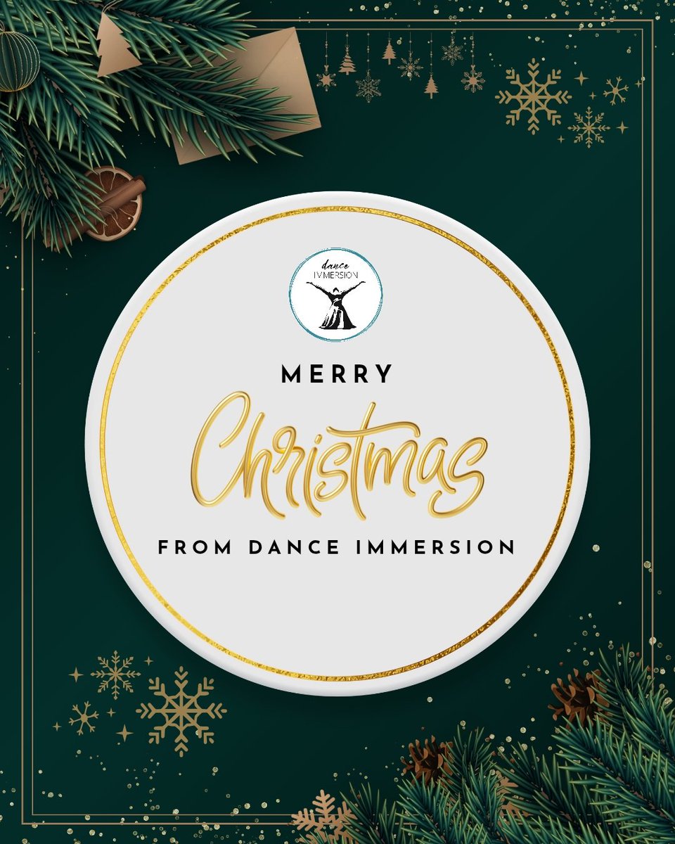 Merry Christmas from the dance Immersion Family! 🌟