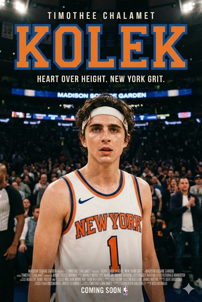Timothee Chalamet is
Tyler Kolek
in
KOLEK