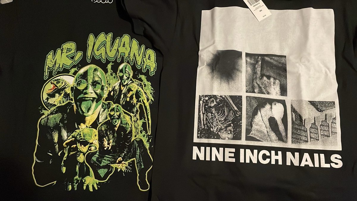 unclekellie's tweet photo. MR IGUANA AND NIN MERCH FOR CHRISTMAS TO BE KNOWN IS TO
BE LOVED https://t.co/hdKxj31yKf