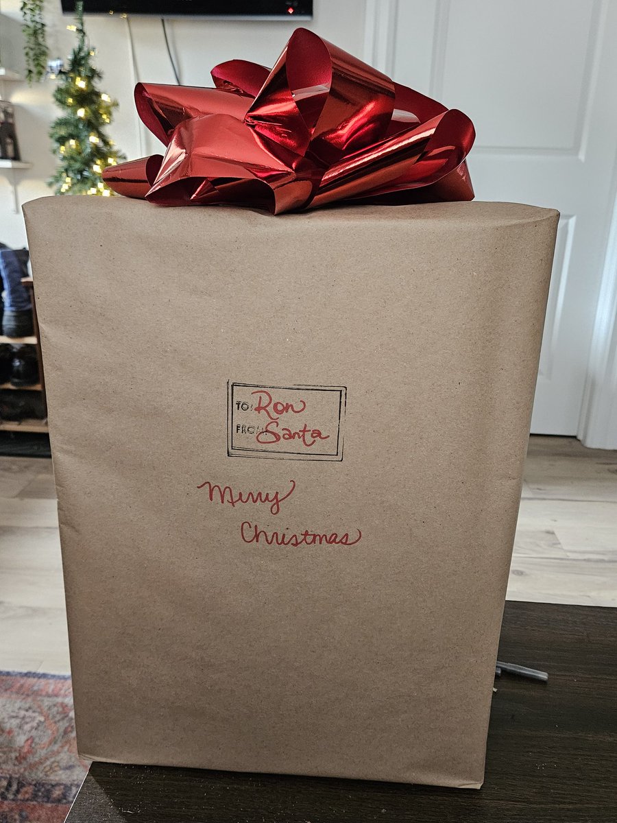 Thank you to "Santa," who dropped this off at my doorstep today. The gift is appreciated, but the person/people behind it are appreciated much more!