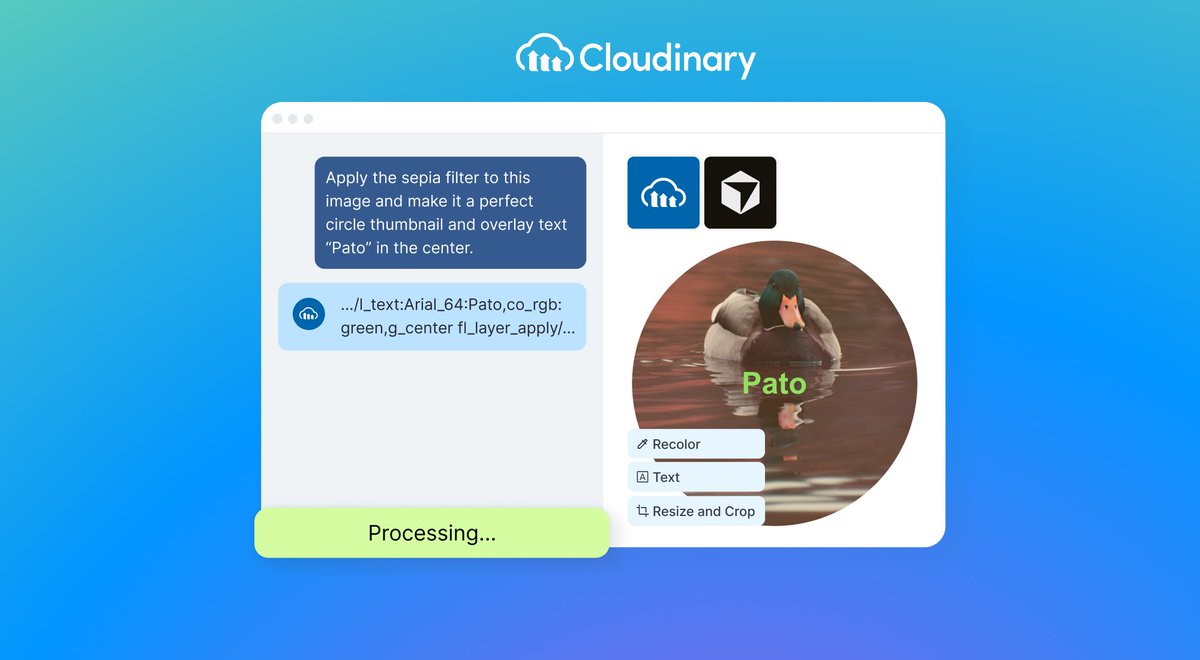 The llms.txt file provides instructions for your AI agent on reading documents, similar to how robots.txt works for LLMs. This update delves into implementing this idea with the <a href="/Cloudinary/">Cloudinary</a> MCP Server. Learn more: okt.to/aSk8K6