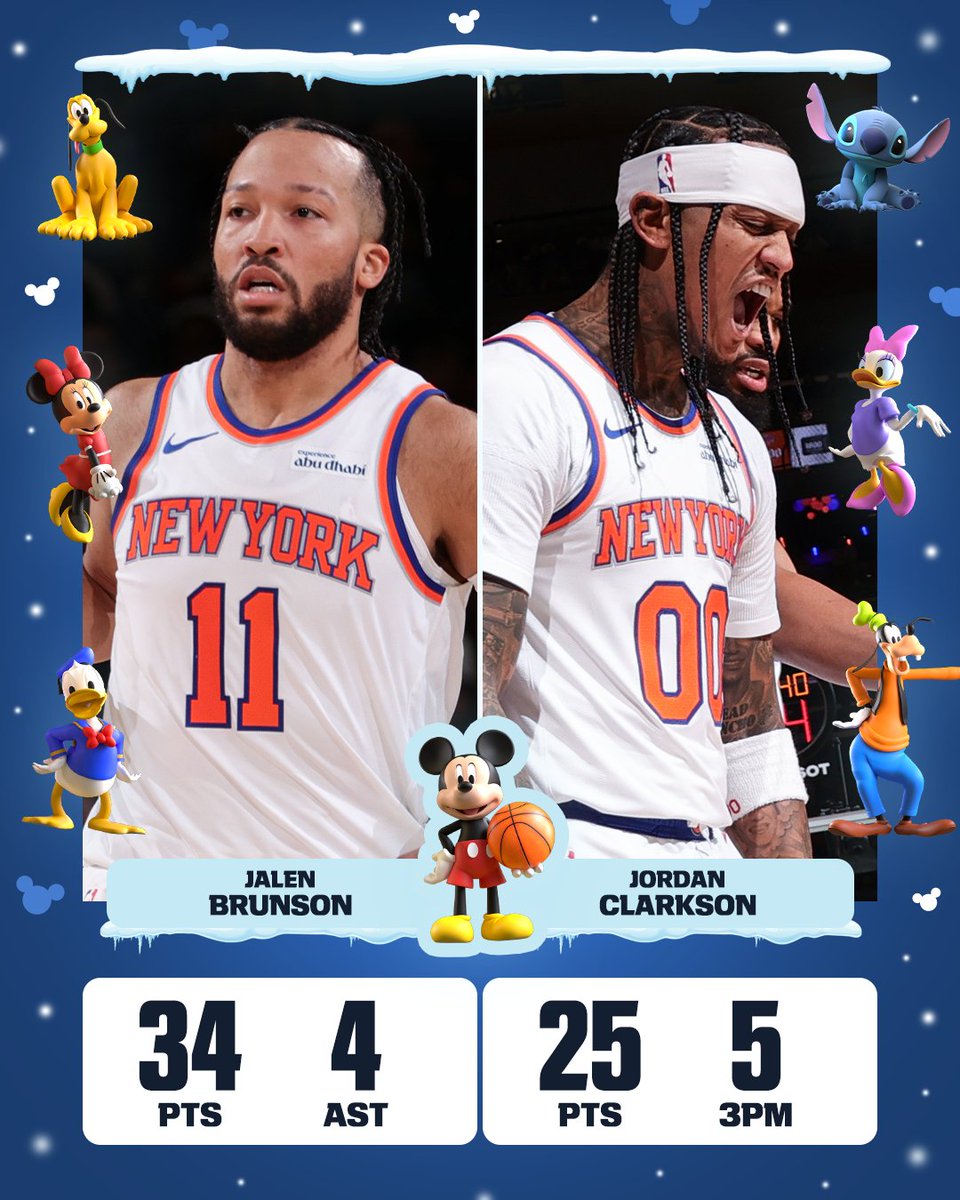 HOOPERS ON MAIN STREET 🔥

Knicks are now 2-0 on Dunk the Halls 🙌