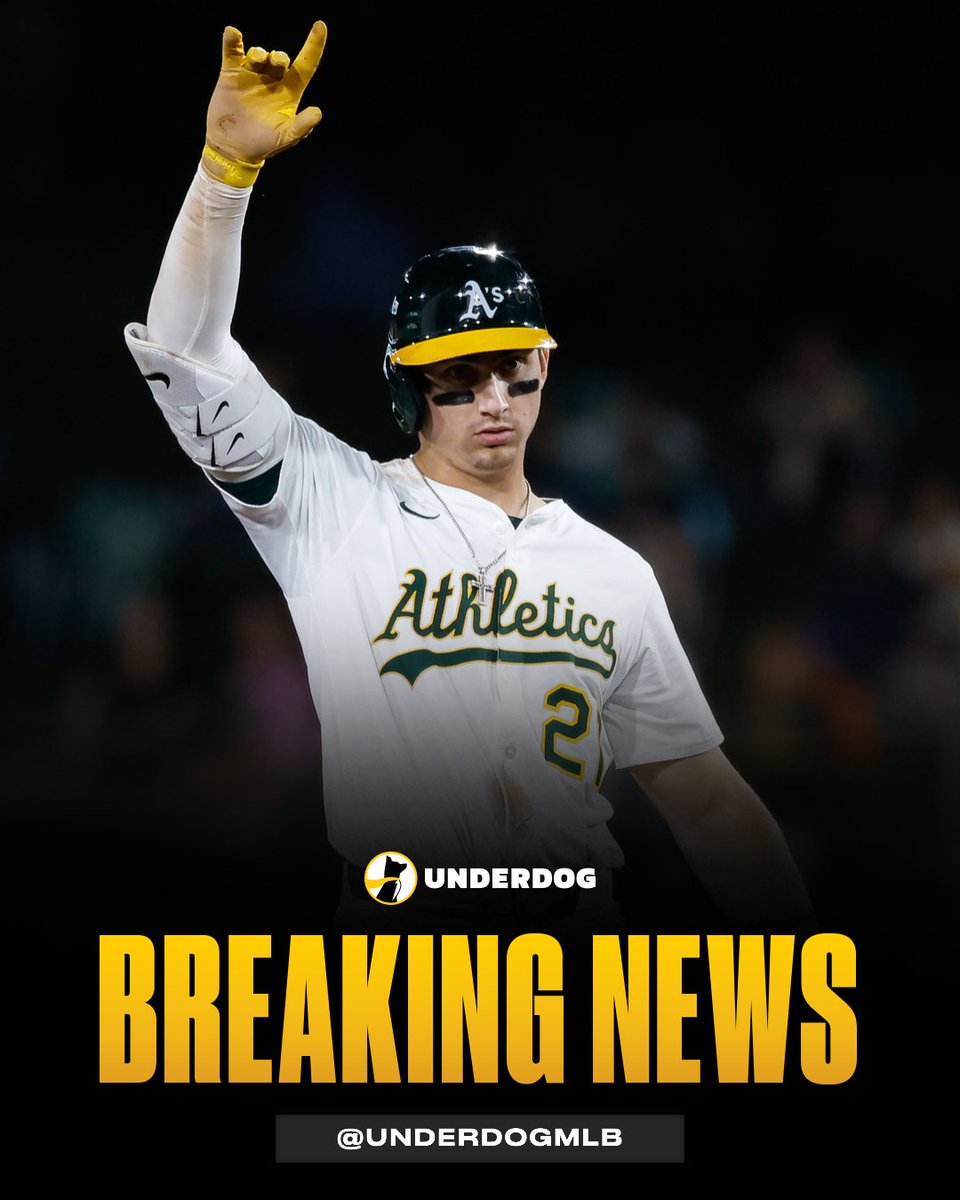 UnderdogMLB's tweet image. Passan: Tyler Soderstrom to sign a 7-year, $86M extension with the A's.