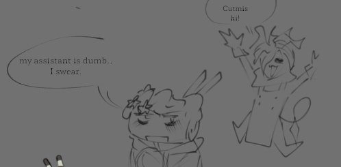 Inklessmoons's tweet image. Ig here's my cosmo sona
Another doodle of @bl9edings !!