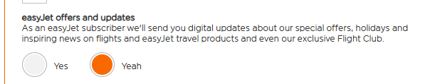 sure yeah easy jet thank you