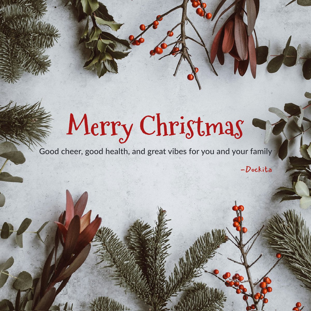 May your Christmas be Merry, bright and filled with wellness.