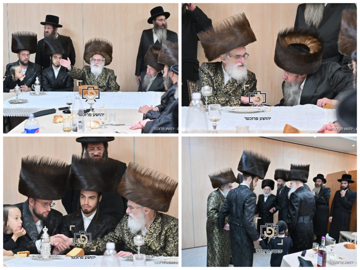 moshe_nayes's tweet photo. הרבי מויז'ניץ בשמחת השבע ברכות לרגל שמחת נישואי בתו של הפרשן ואיש התקשורת ישראל כהן חתנו של הרה"ח ר' שמואל אבא הלר שנמנה על חסידי ויז'ניץ https://t.co/qo5shTOumk