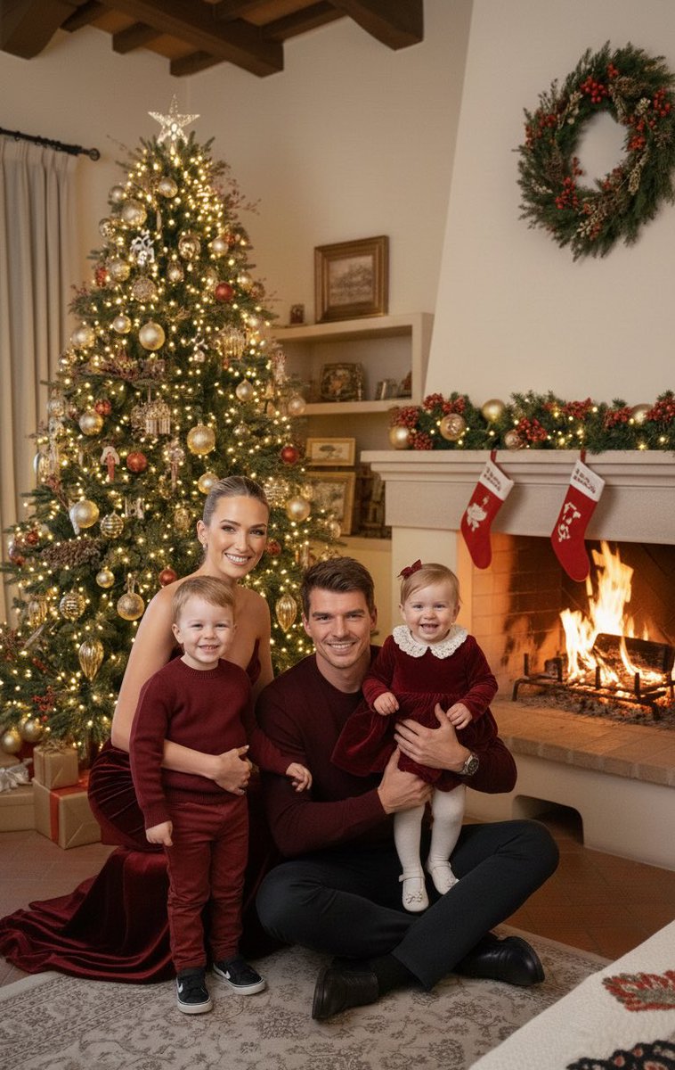 Happy holidays from the Verstappen🤍.