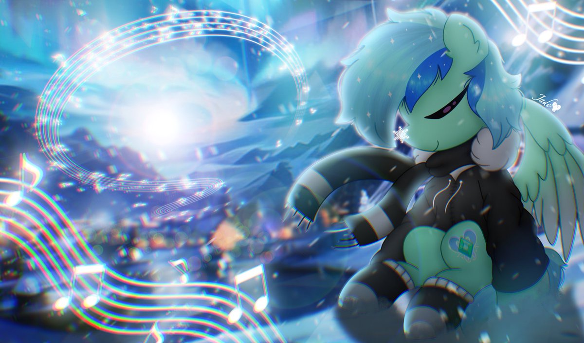 jade_breeze's tweet image. I don’t really have nothing new but I still wish all of y’all a lovely Merry Christmas!

#mlp #brony