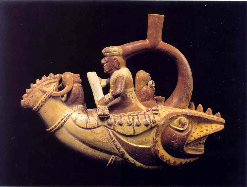 artemental18's tweet image. El proceso de pesca esta registrado en la cultura moche, ya que todo su registro se encuentra en los huacas. se puede hacer una cronología en que tiempo comenzó la actividad pescaría por los elementos míticos de creaturas marinas.