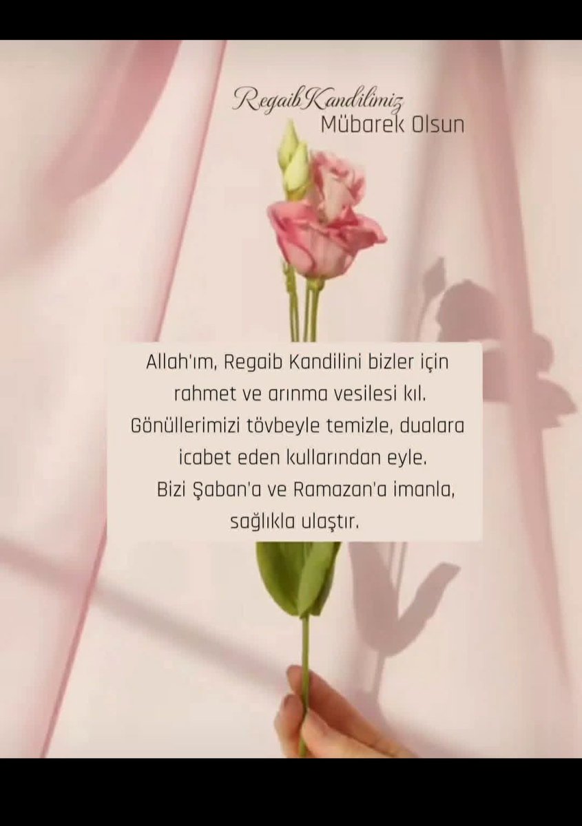 Bütün islam aleminin regaip kandili mübarek olsun hayırlara vesile olmasını temenni ediyoruz