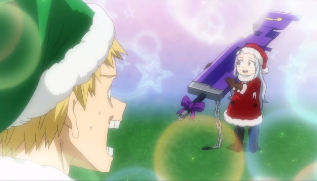 Promithean11's tweet image. Who gave Eri the Demon Slayer sword 😭