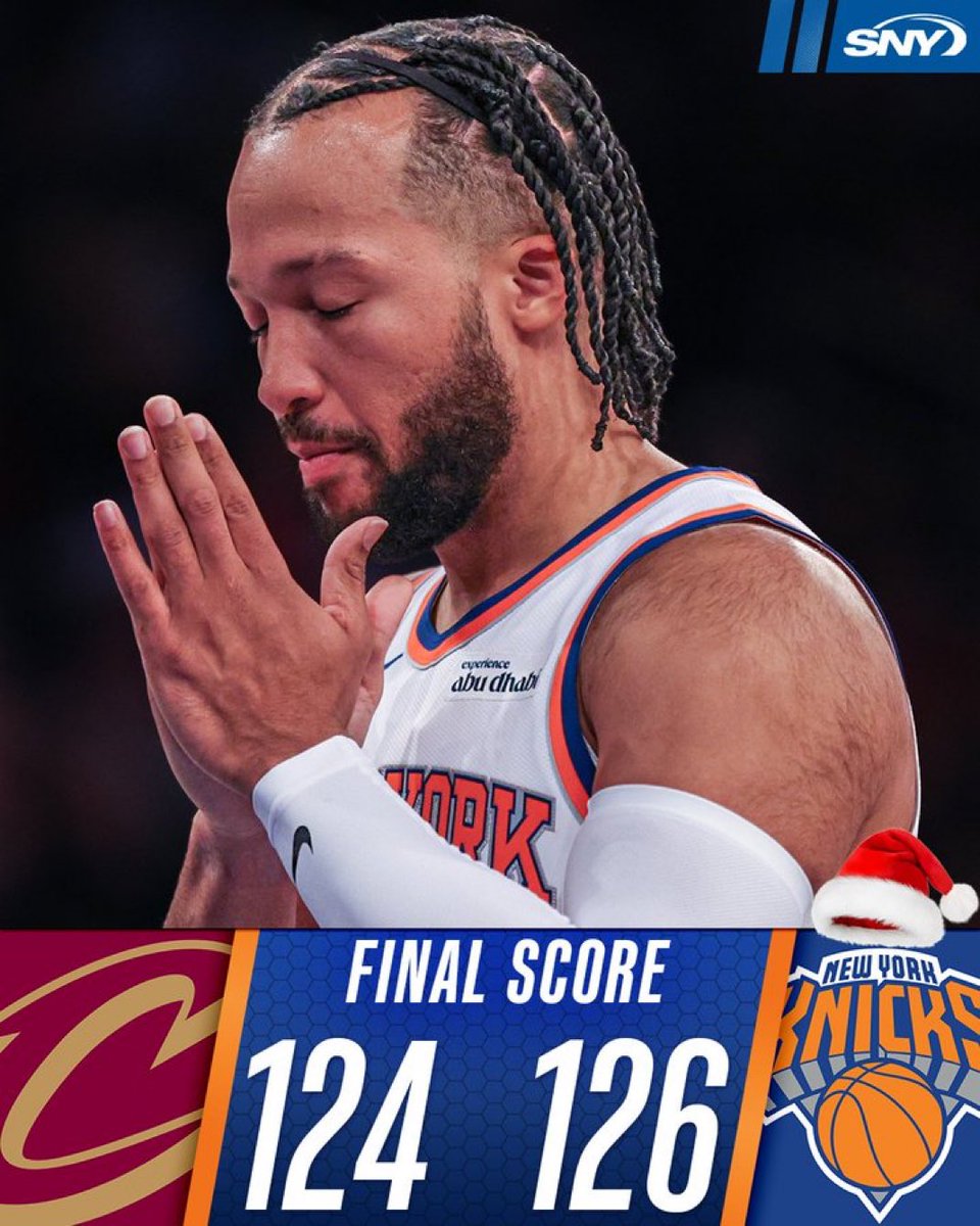 Qué victoria de remontada para los KNICKS el día de Navidad! 🎄
