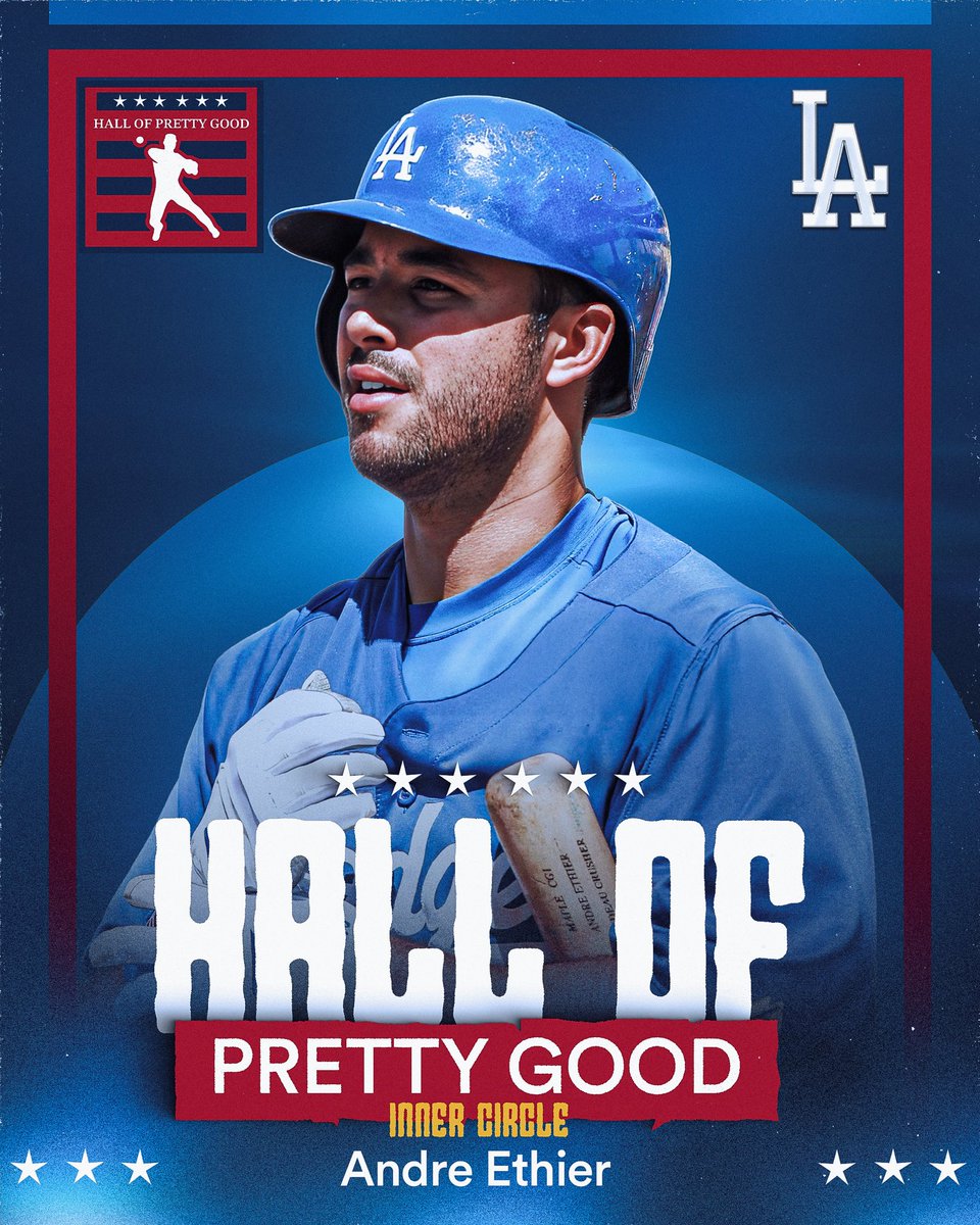 hallofgoodpod's tweet photo. 🚨BREAKING🚨 

Andre Ethier received 95% of 25,180 votes to become the 39th member of the Hall of Pretty Good! https://t.co/SZTSiSms8g