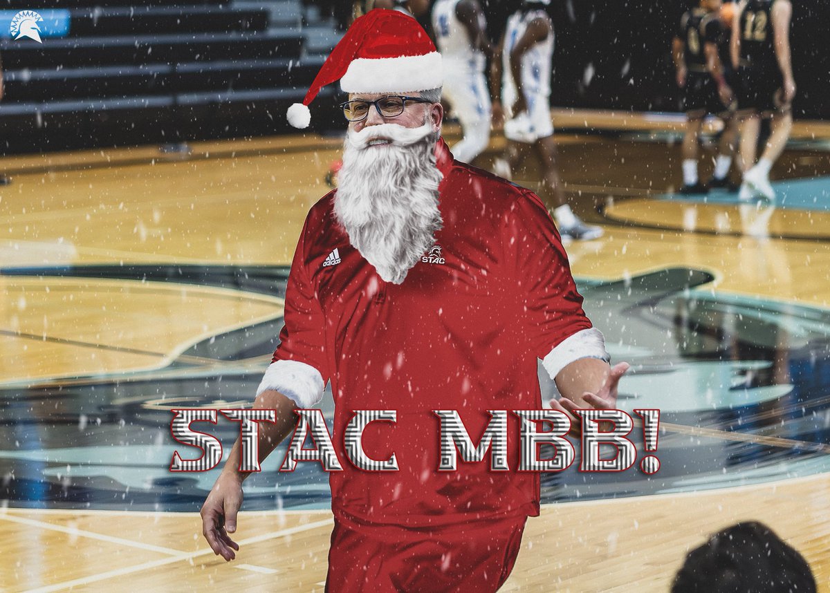 STACBasketball's tweet image. Merry Christmas and Happy Holidays from us to our Spartan Family!

Best Days Ahead! 🎄

#Spartans | #ByAnyMeans