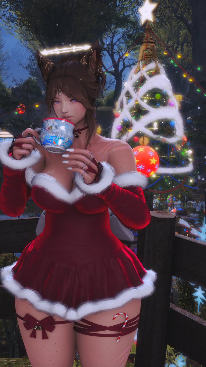 Just some Starlight Gulpin' at the Festival, Merry Christmas and all that 🎄☕️
#GPOSERS #EorzeaPhotos #ff14 #miqote #gpose