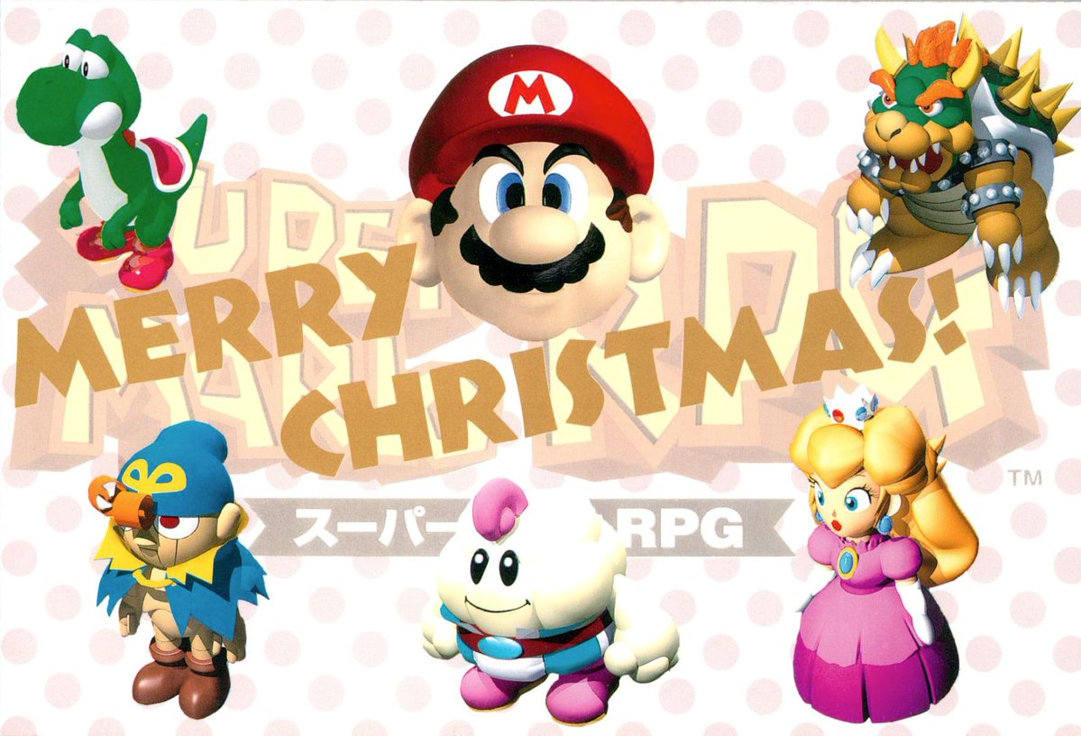 CoolBoxArt's tweet image. Super Mario RPG (Promotional postcard) / Promotional material / ASCII / 1995