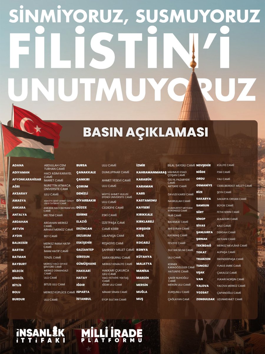 Milli İrade Platformu tweet media