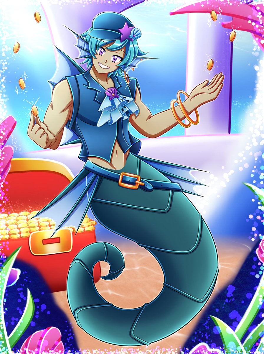 Ana_Can21's tweet image. 💙Koipan💜

Ho Ho Ho &amp;amp; Surprise!!! I’m your Secret Santa for this year!✨🎄&amp;gt;w&amp;lt;🎁✨Here is your gift &amp;amp; I hope you like it!!!💙🥰✨
@kristkc.bsky.social on BlueSky
#art #mersantaexchange #merman