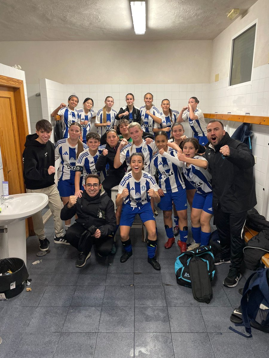 Nueva victoria 💙🤍....nos vamos de vacaciones 5 y con ganas de más. #futfem #FutbolFemenino