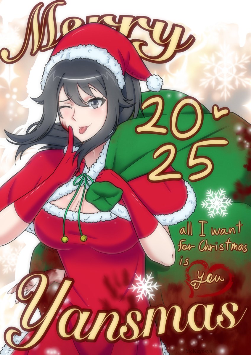 McKeyosya's tweet photo. It's the Most Murderous Time of the Year!
Merry Christmas from Ayano Aishi!
#YandereSimulator #YanSim #Yandere_Simulator #YandereSim #YanSimulator #art #artwork #artist #drawing #ヤンデレシミュレーター #AyanoAishi #horror #Christmas #Christmas2025 #Xmas https://t.co/sYwnq6J4Jn