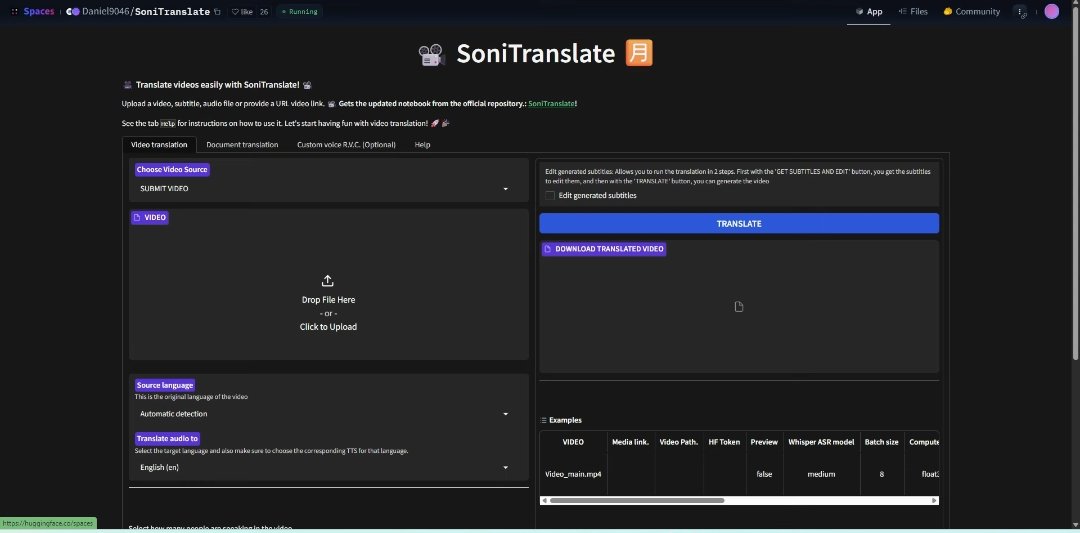 ✅أداة مفتوحة المصدر متاحة عبر موقع Hugging Face لدبلجة الفيديوهات بإستخدام الذكاء الاصطناعي

وتتميز الأداة بقدرتها على استنساخ الصوت لجعله مشابهاً لصوت المتحدث الأصلي، وكل ذلك بشكل مجاني.

رابط الموقع
huggingface.co/spaces/Daniel9…