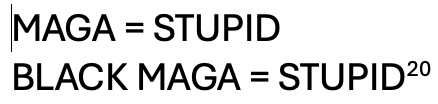 BPanday1's tweet image. AND THE US MILITARY WILL STILL BE SHORT OF HOUSING FOR TROOPS.
THE THING ABOUT MAGA IS THAT IT IS COMPRISED OF STUPID PEOPLE, AND ALSO OF PEOPLE WHO BECOME STUPID JUST TO FIT IN.