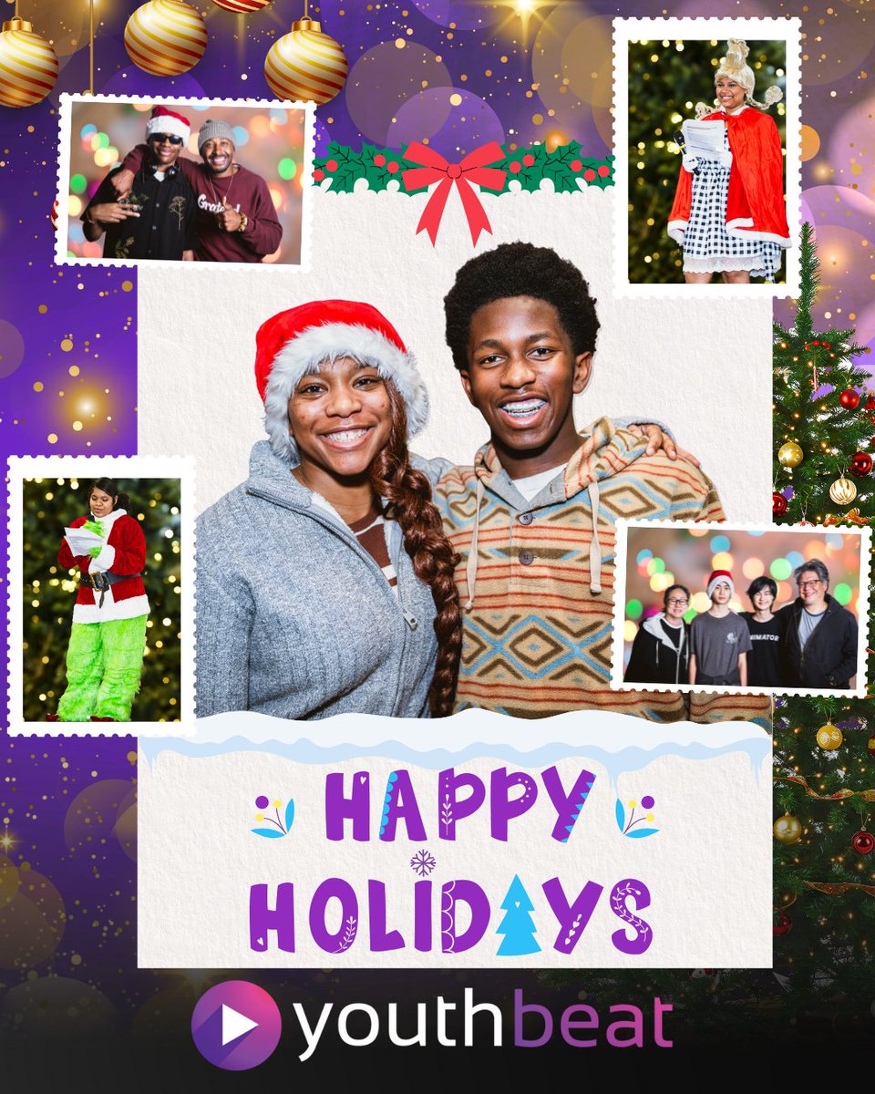 YouthBeatMedia's tweet image. Happy Holidays from YouthBeat 🎄
Grateful for a community that shows up for Oakland youth.

We’re $60K from our $150K goal. Help us finish strong.
🎁 Link in bio

#YouthBeatOakland #SeasonOfGiving