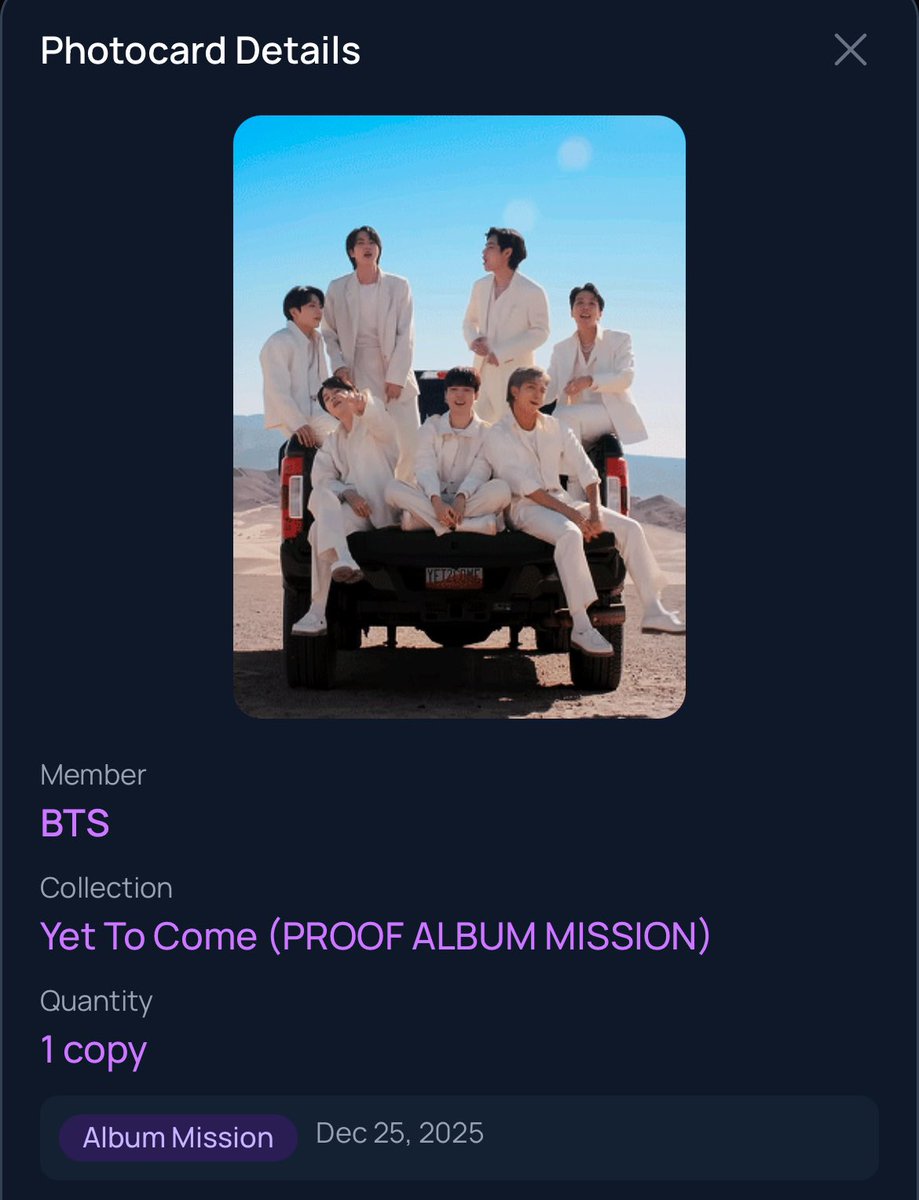 OMGGG I got the 7% chance group card on @b_cdapp 😭😭