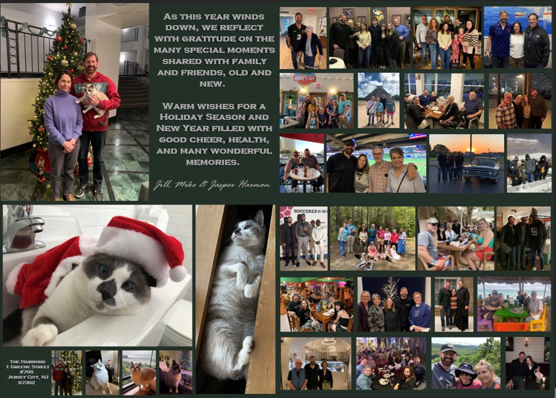 michaelaharmon's tweet photo. Wishing Happy Holiday Greetings and a Merry Christmas to all of my family and friends and all the best in the coming year. https://t.co/NCNzdRxIKc