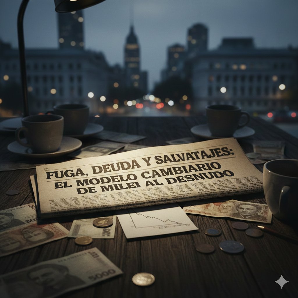 FUGA, DEUDA Y SALVATAJES: EL MODELO CAMBIARIO DE MILEI
Los datos del BCRA revelan un esquema sostenido en endeudamiento externo y fuga récord de capitales, sin dólares genuinos. Ajuste para el pueblo, beneficios para los de siempre.
👉 Leé la nota: adnpopulares.com