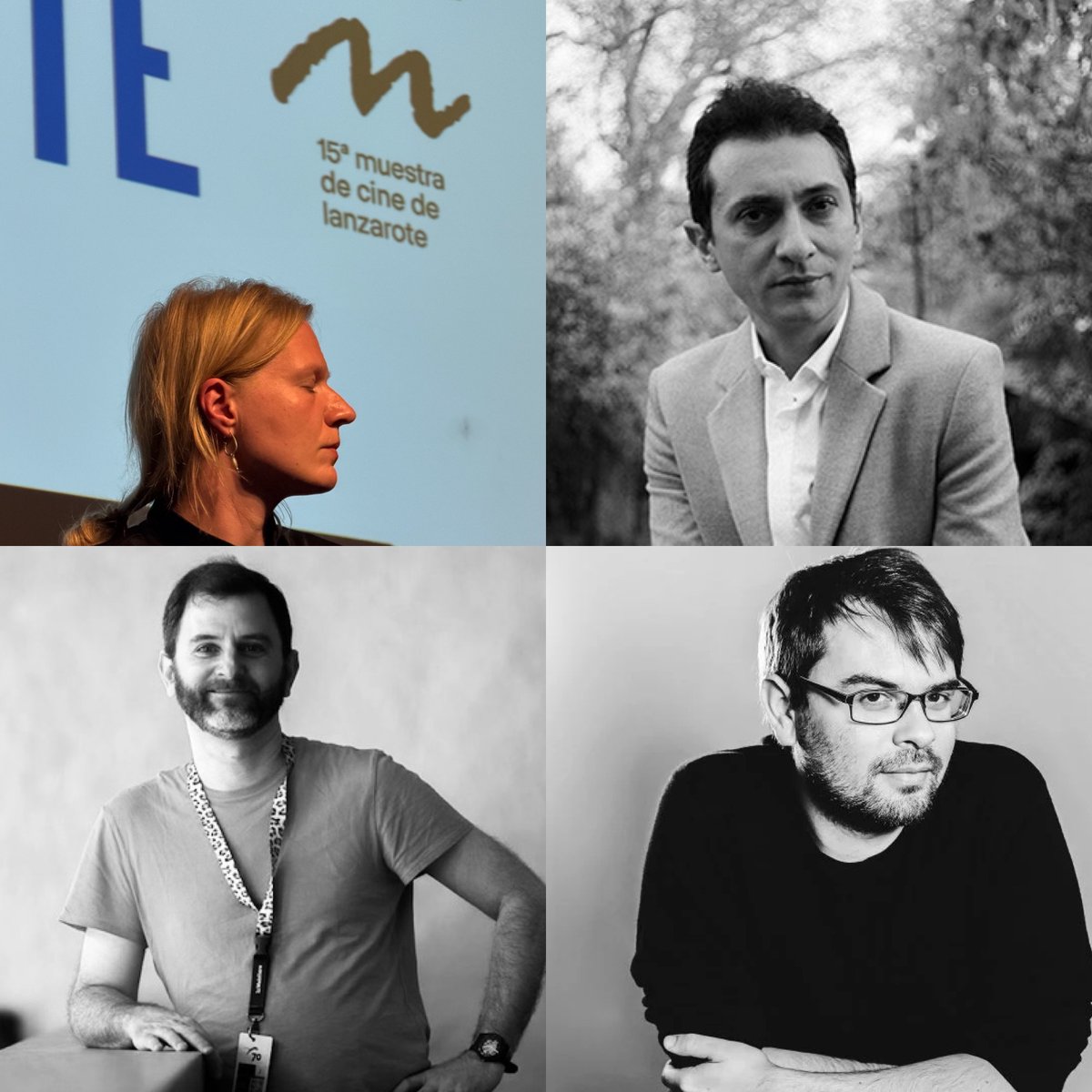 rogerkoza's tweet photo. LA INTERNACIONAL CINÉFILA 2025 (30/12)
Los participantes / The participants (17)
Masha Chernaya (Rusia) + Andrei Gorzo (Rumania) + Diego Battle (Argentina) + Stefan Ivancic (Serbia) https://t.co/8IMGyTiKWp