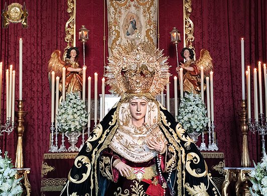 ✝ Sábado 3 de Enero, LII Aniversario de la Bendición de María Santísima del Rocío y Esperanza, en la Parroquia de los Dolores, siendo oficiada por el Reverendo D. Manuel López Vega. 

Para recordar tal efeméride, celebraremos una Eucaristía a las 18:00 horas.

#CalvarioHuelva