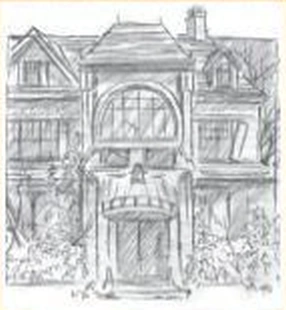 Getting_GB's tweet image. Concept sketches for Happy Holidays from Dead House, part of the cancelled Goosebumps Gold series. Like it, this book never came to fruition.