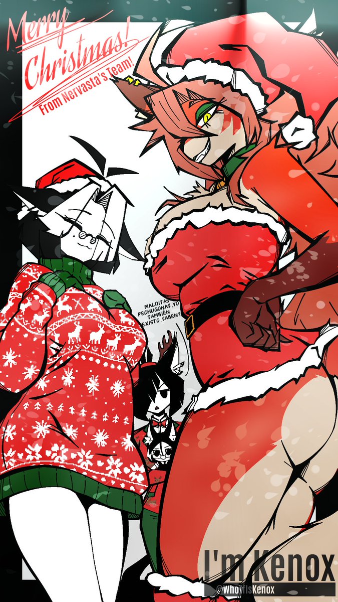 WhoTfIsKenox's tweet image. Merry Christmas! 

From our Nervasta's Baddie's