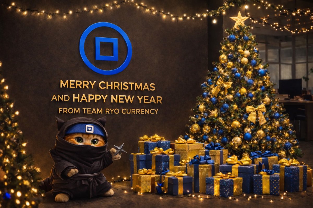 RyocurrencyO's tweet photo. Merry Christmas &amp; happy holidays from Team Ryo, still  bringing privacy to eveRYOne. https://t.co/IgsCx3bR7R
