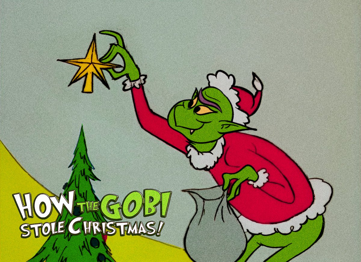 GverseATO's tweet photo. Someone stole christmas :/

GOBI Artwork by @klebarts https://t.co/YytD9Xbe0c
