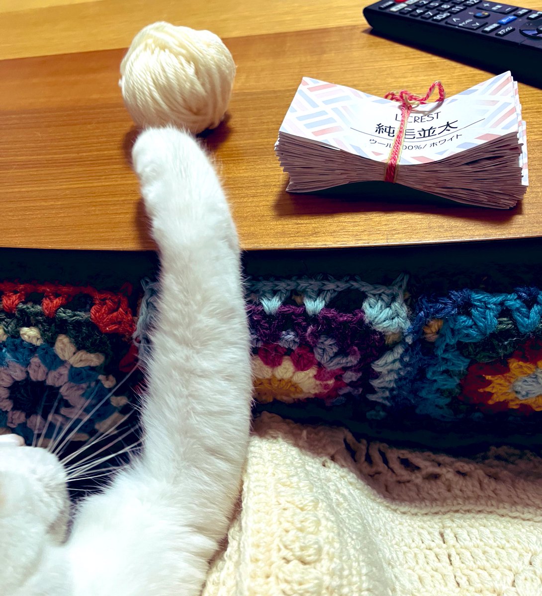crochet_2525's tweet photo. おはようございます☀

#かぎ針編みアドベント2025 
縁編み終わったので
後で全体撮影しまっす
コメリの毛糸　26個使用　あまり約9g https://t.co/XeAiqoaCue