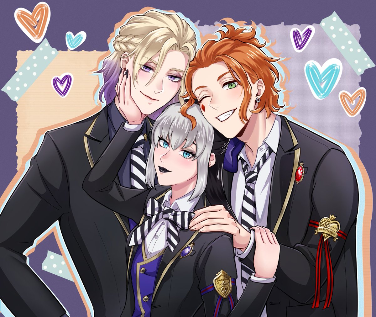 vilkeislover's tweet image. 「👑🪡♦️」

you put the "fun" into dysfunction ♡

my secret santa gift from @/koumoricchi 🥹 i keep giggling and kicking my feet