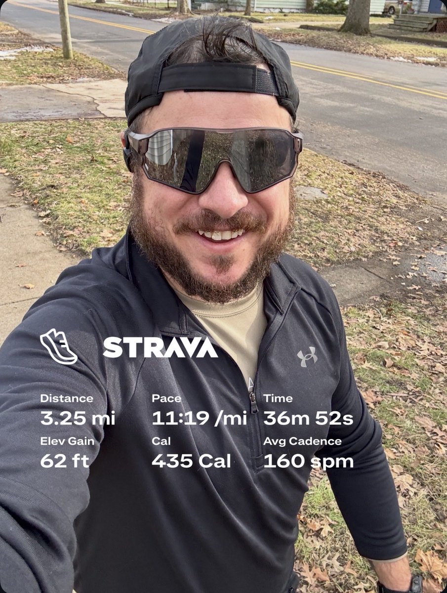 Christmas Morning easy run.