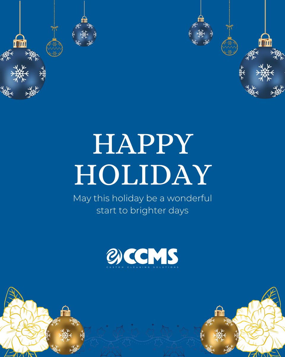 ccmspb's tweet photo. 🎄 Merry Christmas from CCMS! This Holiday season, we want to thank our clients, partners, and team for trusting CCMS to care for your spaces throughout the year. Wishing you a joyful Christmas filled with peace, warmth, and clean beginnings for the year ahead. https://t.co/AvCkHZCovo