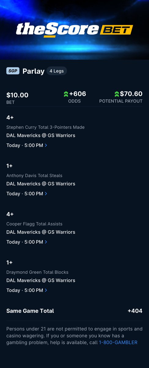 Profoster's tweet image. Bet with me on @thescorebet thescore.bet/shared_bet?id=… with 50% bonus