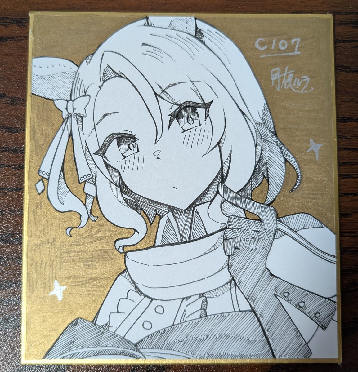 t_rura_07's tweet image. C107で頒布予定の色紙（現時点）