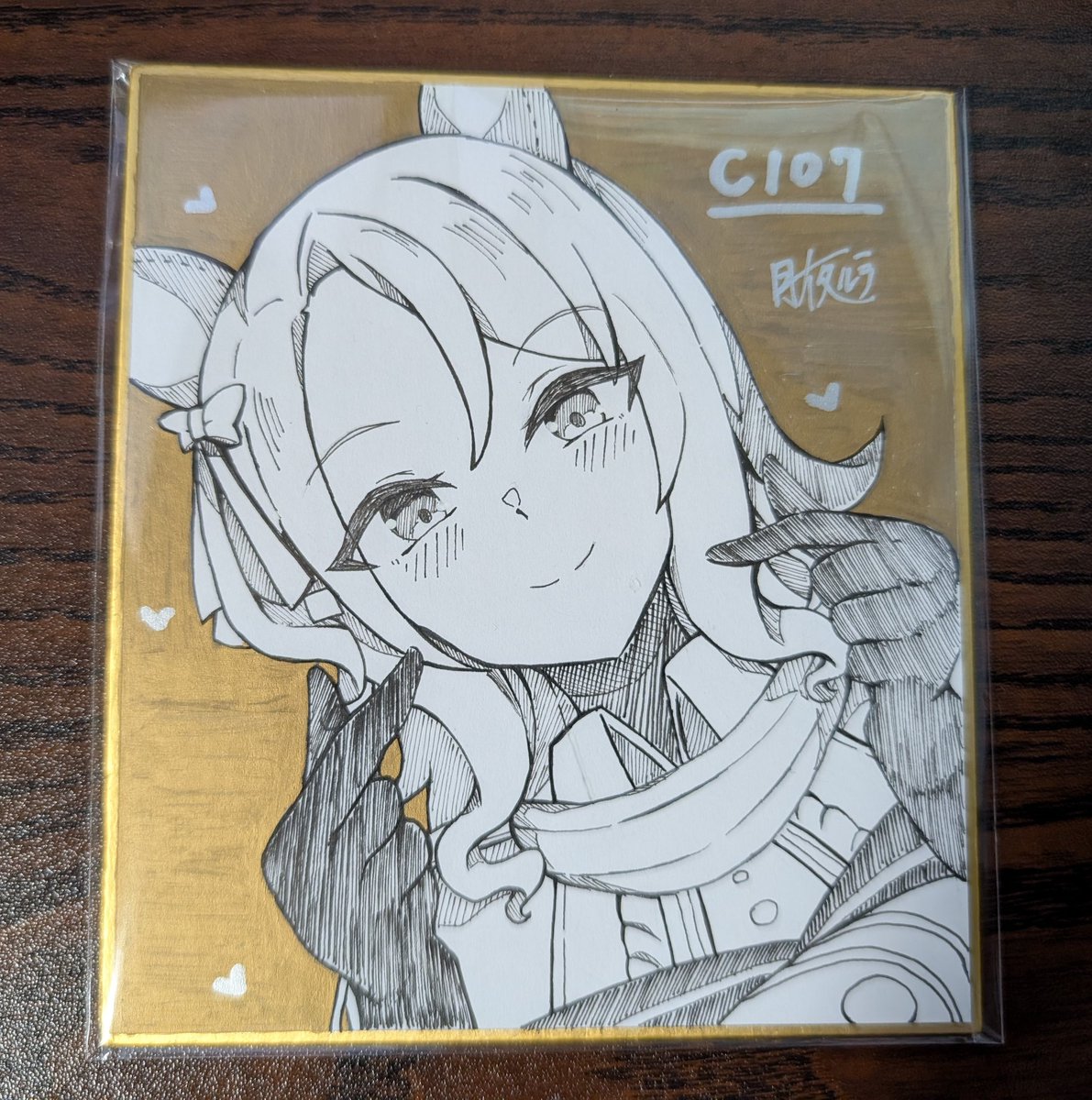 t_rura_07's tweet image. C107で頒布予定の色紙（現時点）